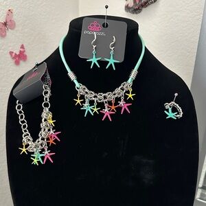 Paparazzi Starfish Jewelry Set - Multicolor